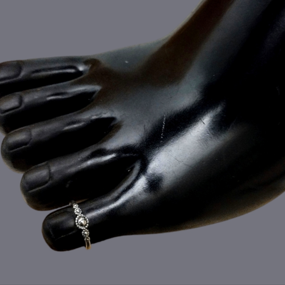 925 Sterling Silver Bali Toe Ring